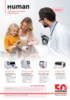 HUMAN 50 Years Advertisement layout template EUROPE