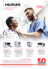 HUMAN 50 Years Advertisement layout template LATIN AMERICA