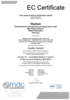 CE Certificate (Annex IV excluding Section 4 and 6) testkits for the determination of HIV, HBV, HCV (EN)