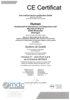CE Certificate (Annex IV excluding Section 4 and 6) testkits for the determination of HIV, HBV, HCV (FR)