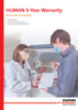 HUMAN 5-Year Warranty (English)